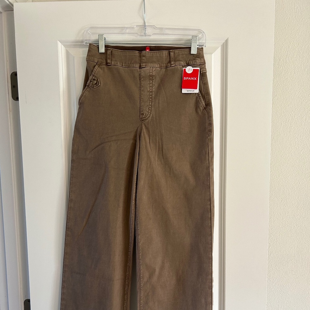 Spanx wide leg ankle pant tall